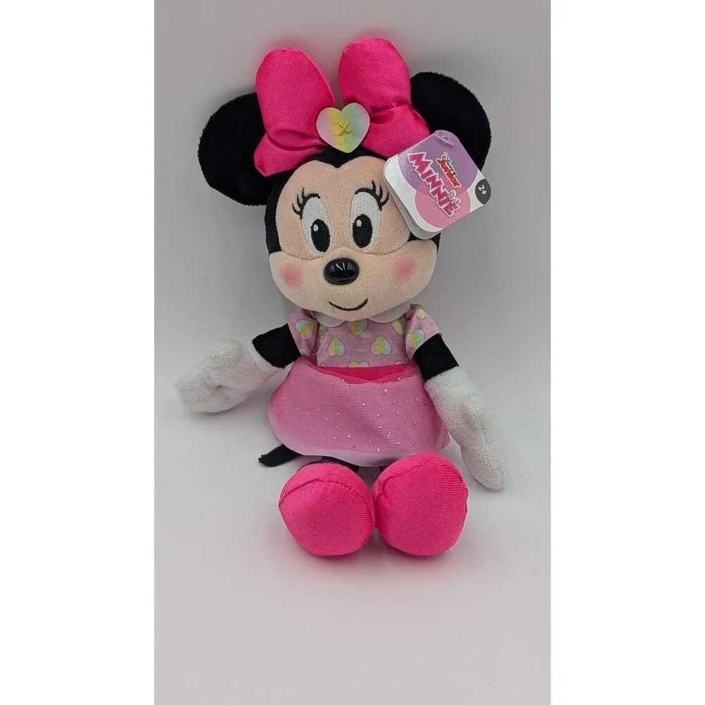 Minnie Mouse Plush Doll Hearts Disney Junior Just Play